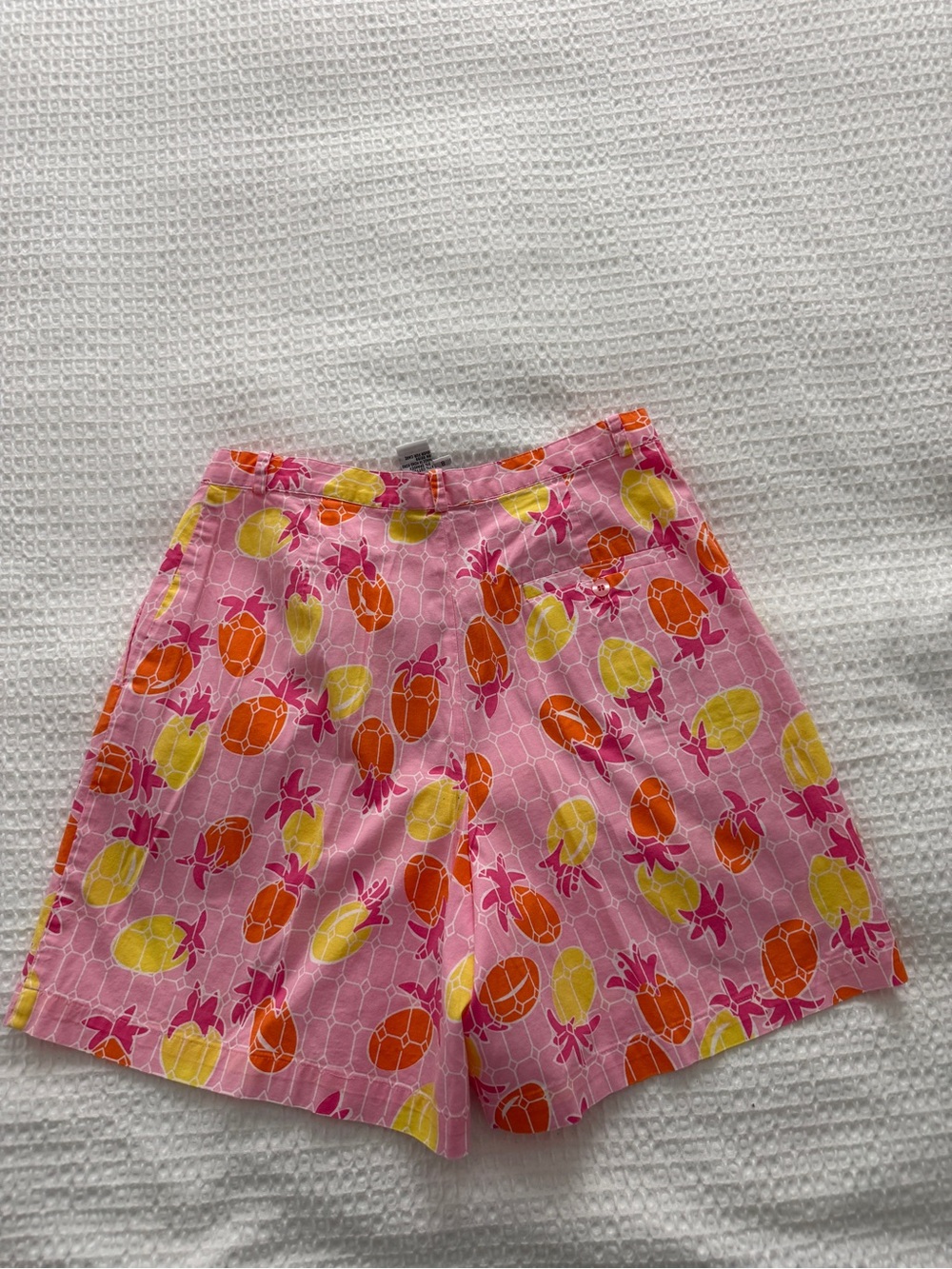 Lilly Pulitzer Pink Pineapple-Print Bermuda Shorts